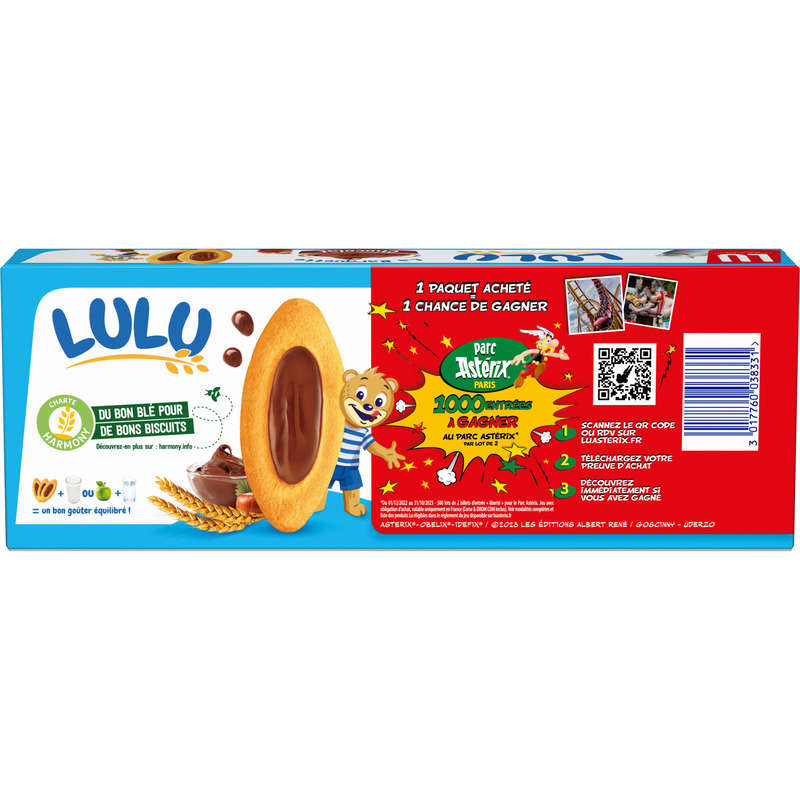 Lu Lulu La Barquette Biscuits Chocolat 120g