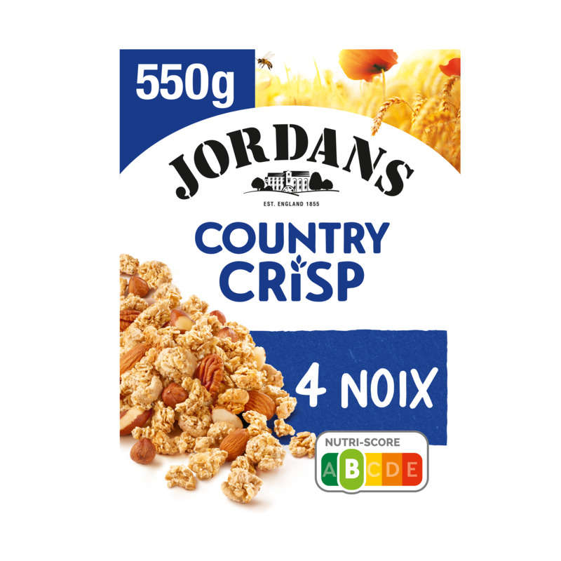 Jordans Céréales Country Crisp 4 Noix 550g