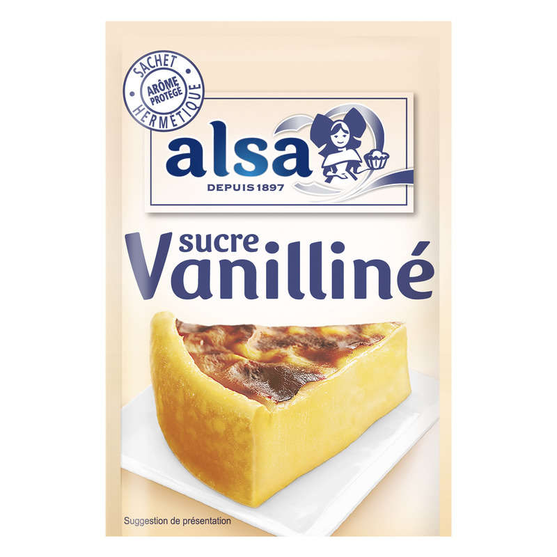 Alsa Sucre Vanilliné x10 Sachets - 75g