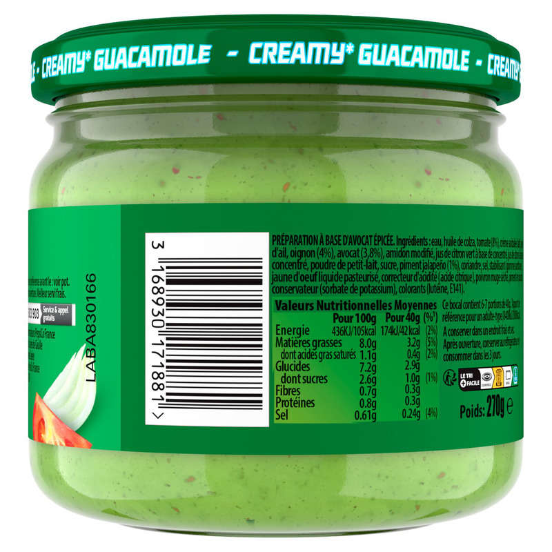 Doritos Creamy guacamole 270g