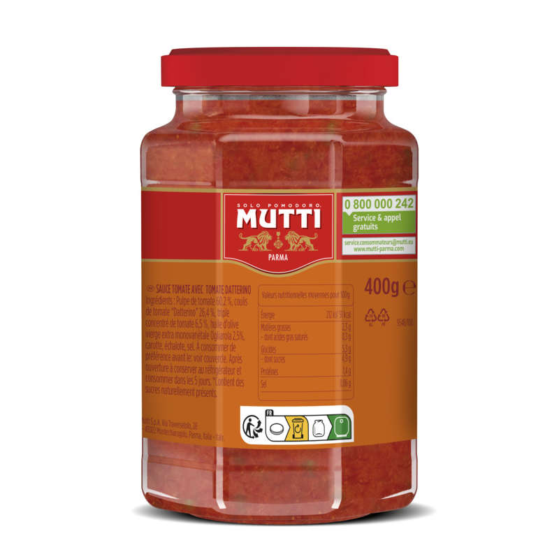 Mutti Sauce tomates cuisinées 400g