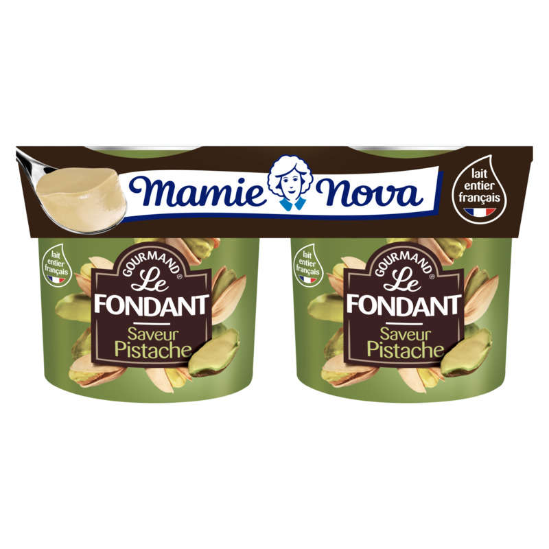 Mamie Nova Dessert Lacté À La Pistache 2x150g