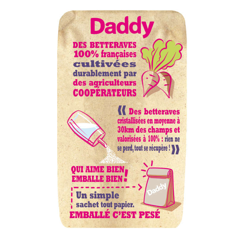 Daddy Sucre cristal sachet de 1kg