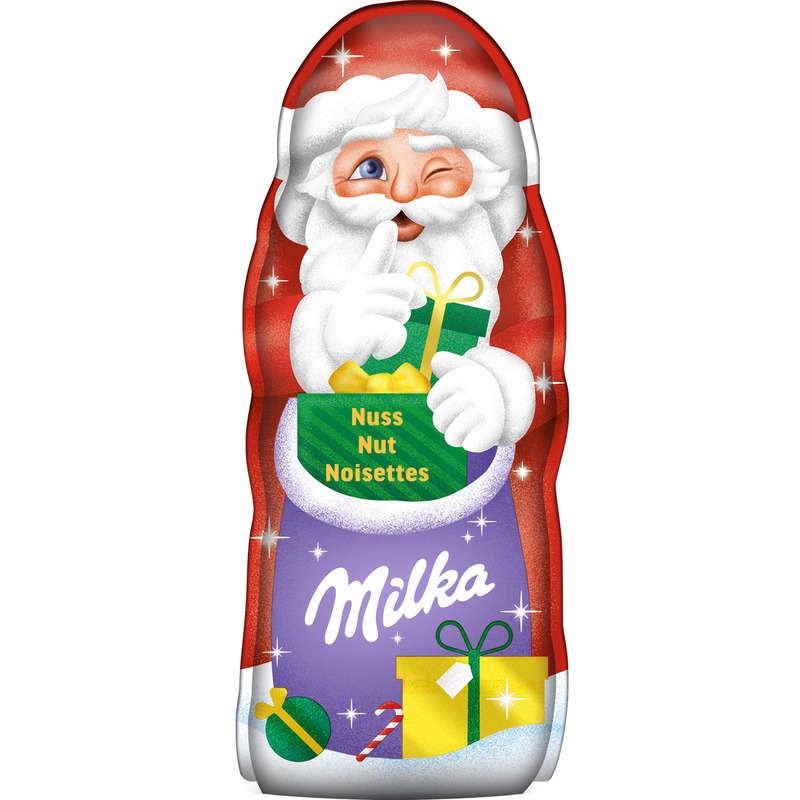 Milka Père Noel Lait Noisette 95g