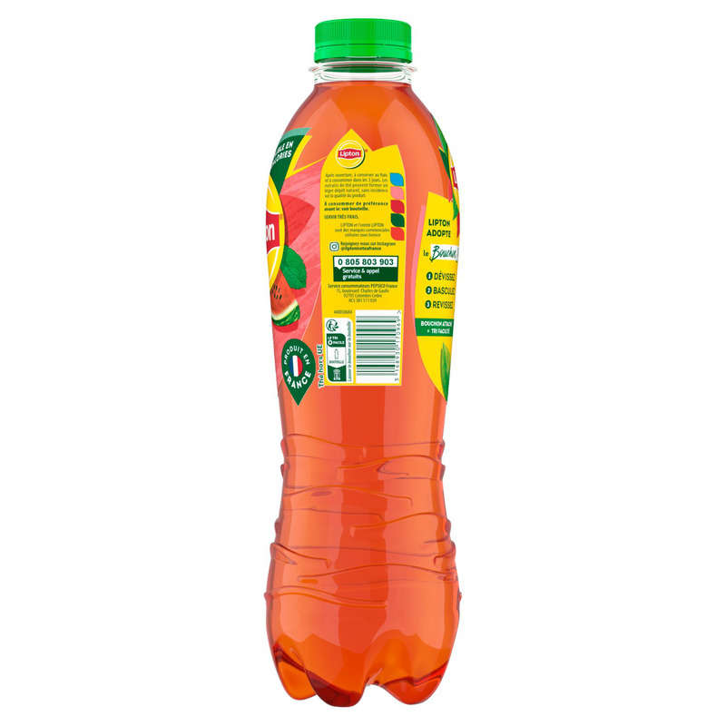 Lipton Thé Glacé Saveur Pastèque Menthe 1,25L