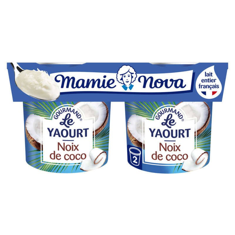 Mamie Nova Yaourt Noix De Coco 2x150g