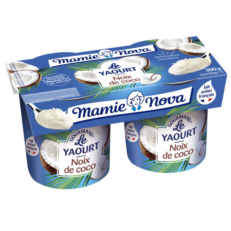 Mamie Nova Yaourt Noix De Coco 2x150g