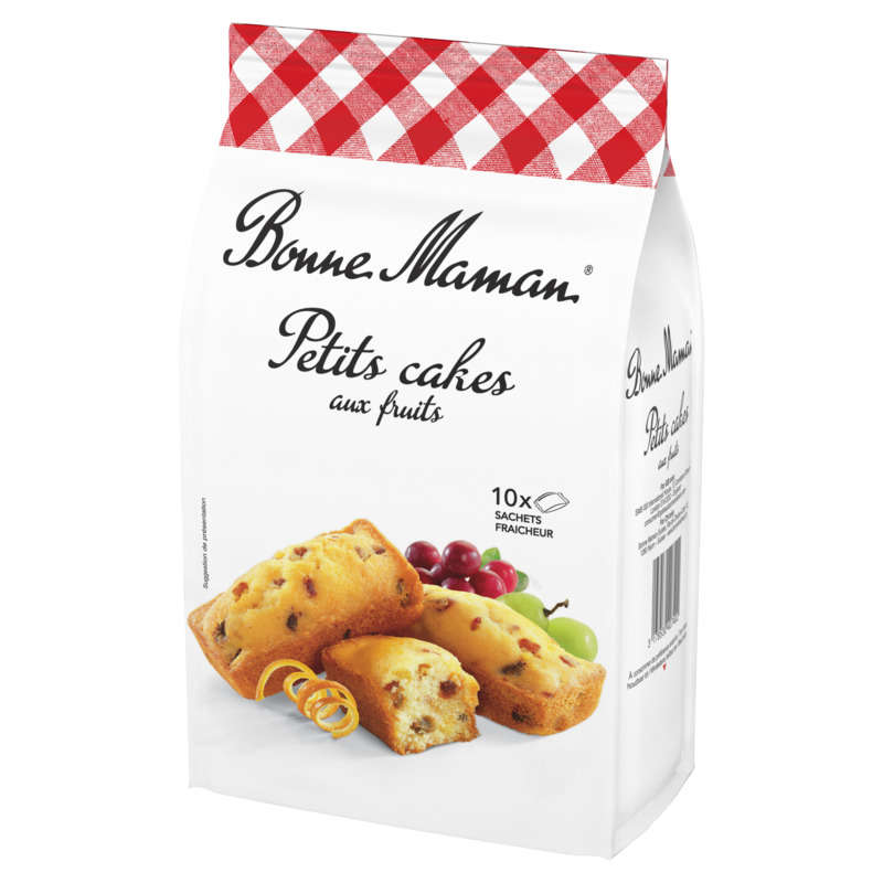 Bonne Maman 10 Petits cakes fruits 300g