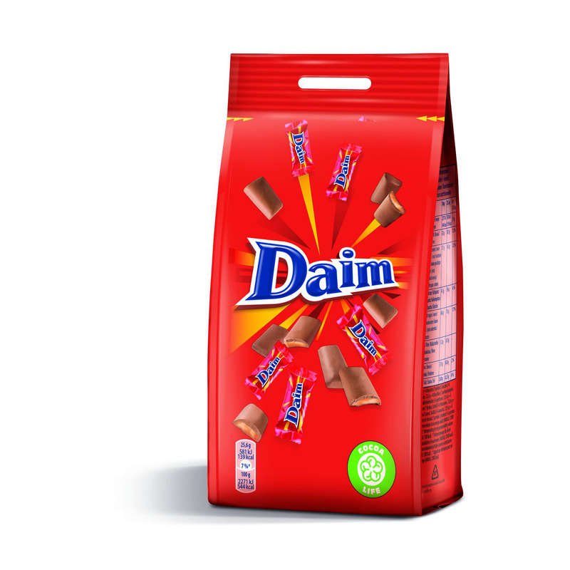 Daim Chocolat Au Lait Fourré Au Caramel Croquant 140g