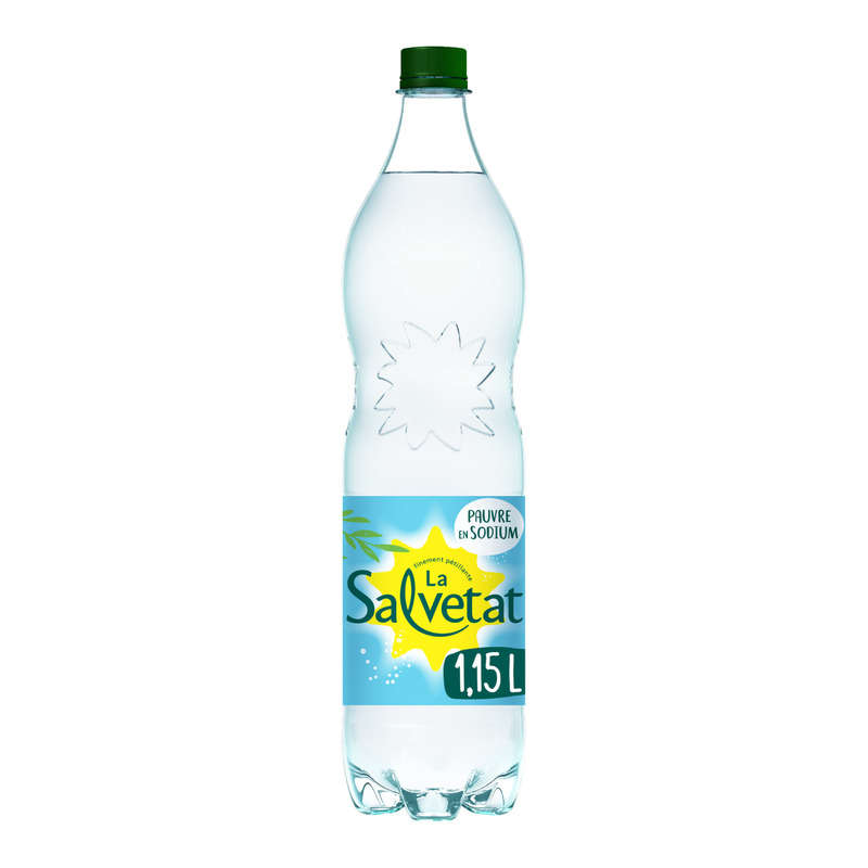 Salvetat Eau Naturellement Gazeuse 1,15 L