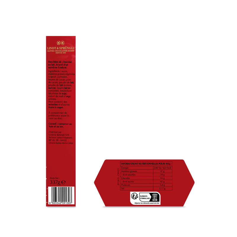 Lindt Lindor Lait Cornet 337g