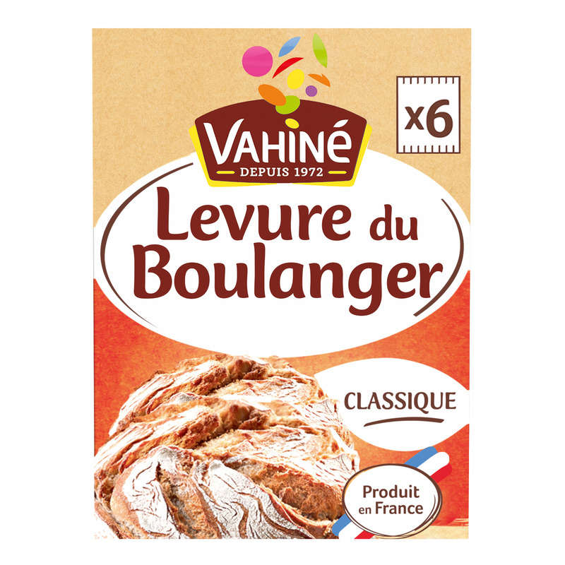 Vahiné Levure du Boulanger x6 ,48g