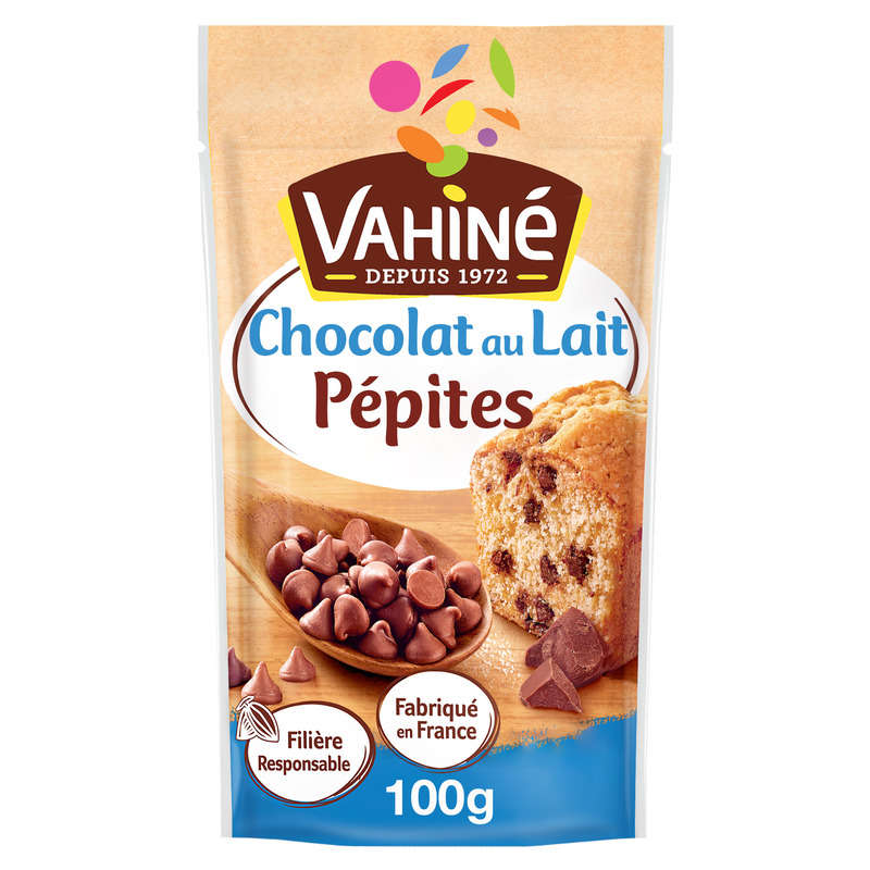 Vahiné Pépites Chocolat au Lait 100g