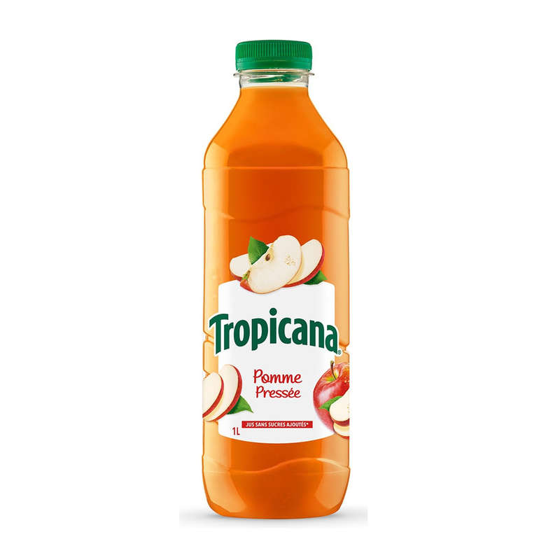 Tropicana Pur Jus De Pomme Pressée La Bouteille De 1L