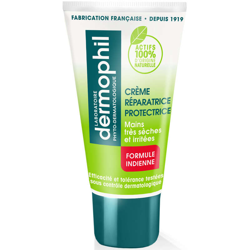 Dermophil (Gms) Crème Réparatrice Protectrice Mains Sèches Et Irritées 75ml