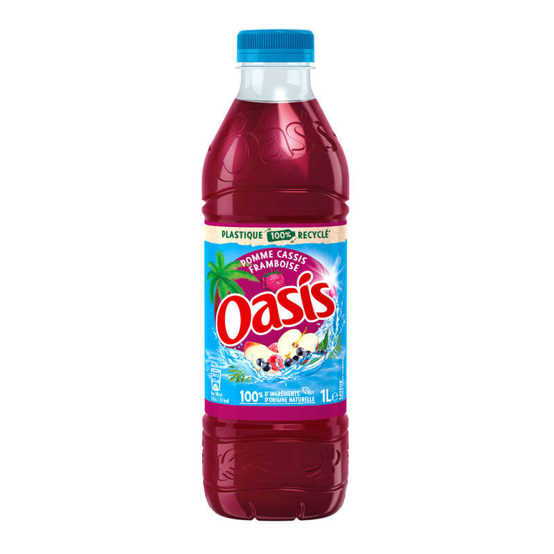 Oasis Pomme cassis framboise 1L