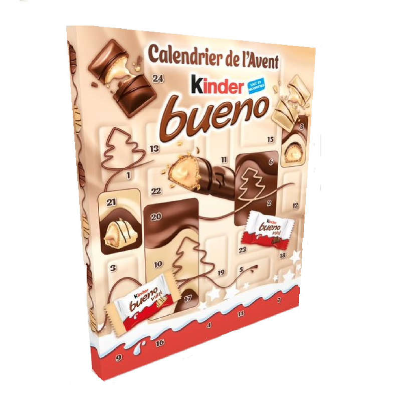 Kinder bueno calendrier de l'avent mixte 167g