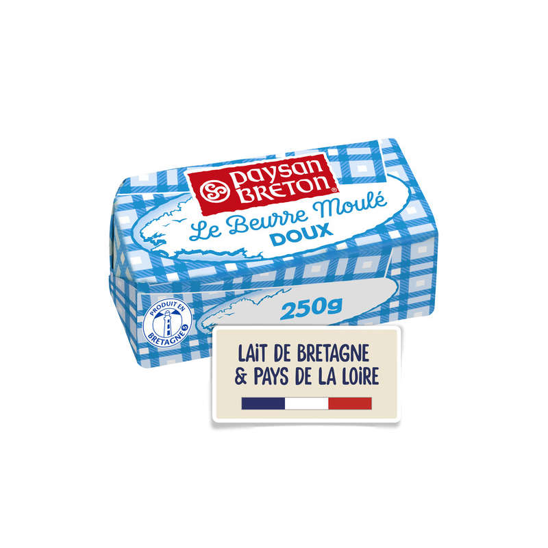 Paysan Breton Beurre Moulé Doux 250g