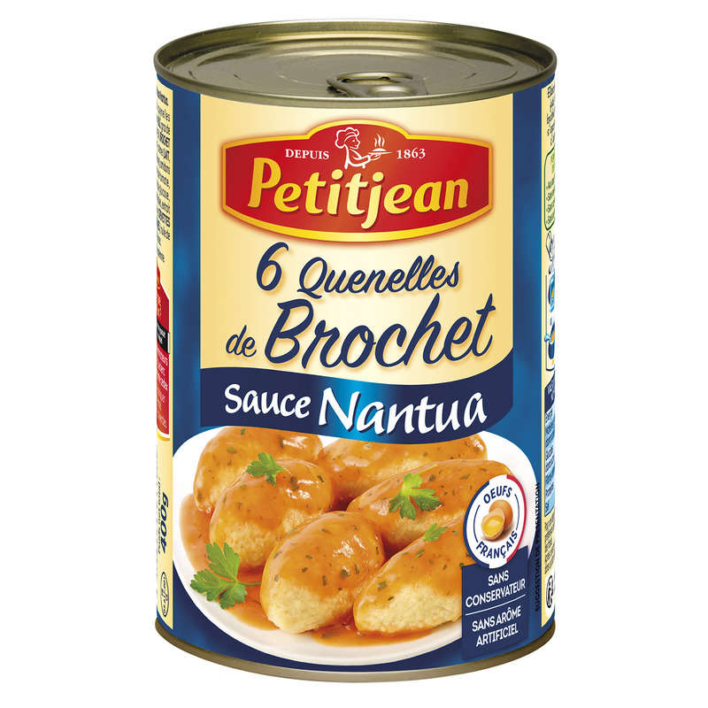 Petitjean 6 Quenelles De Brochet Sauce Nantua 400g