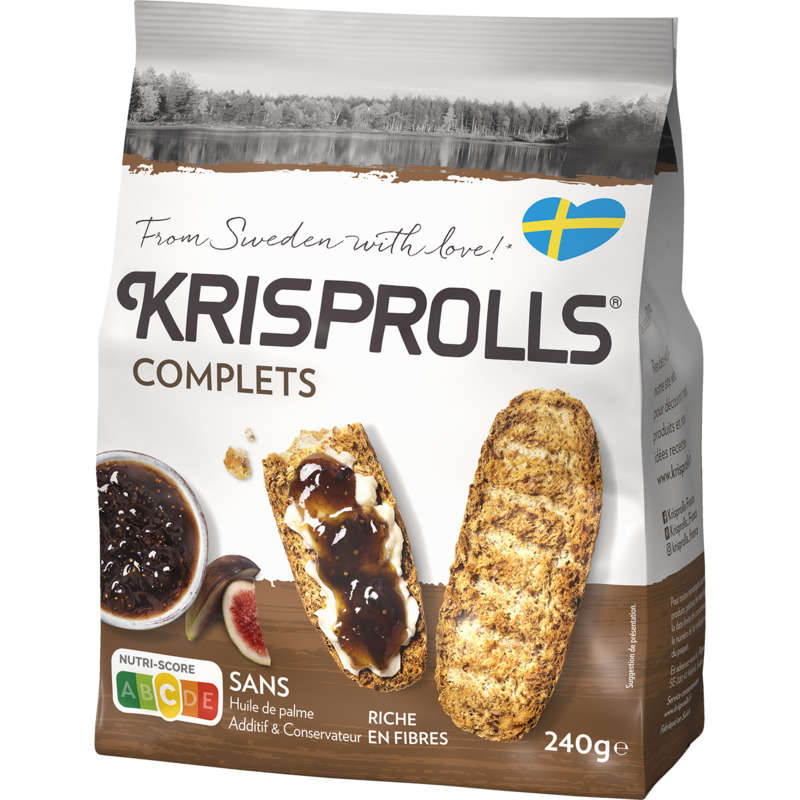 Krisprolls Petits Pains Suédois Complets 240g