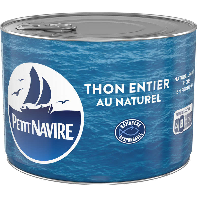 Petit Navire Thon naturel démarche responsable 280g