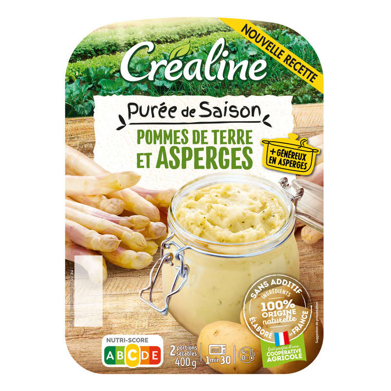 Créaline Purée de saison Potiron 2x200g