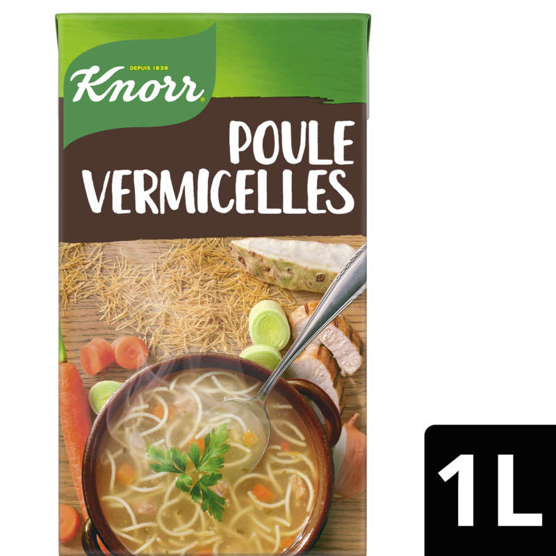 Knorr Soupe Saveurs D'Antan Poule Vermicelles 1L