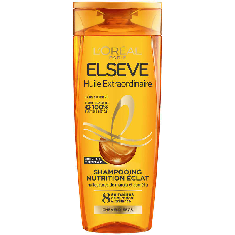 L'Oréal Paris elseve huile extraordinaire shampooing nutrition éclat 300ml