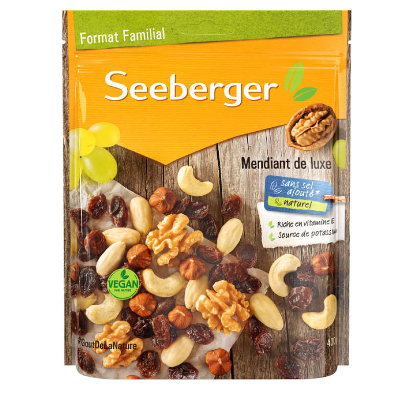 Seeberger Mix De Raisins Et Noix 400g