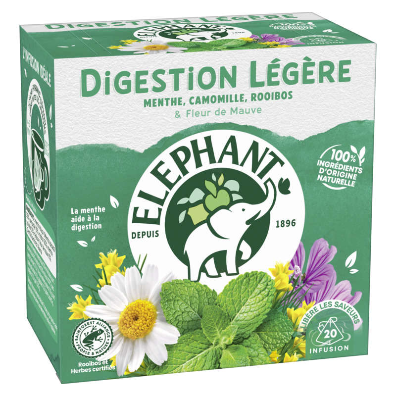 Eléphant Infusion Digestion Légère x20 32g