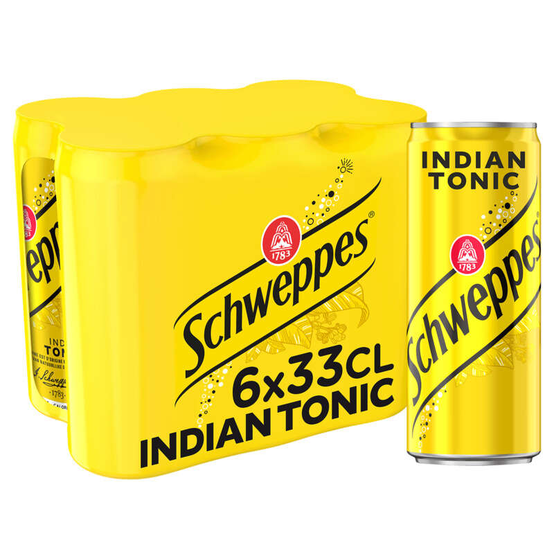 Schweppes Soda Indian Tonic pack de 6x33cl