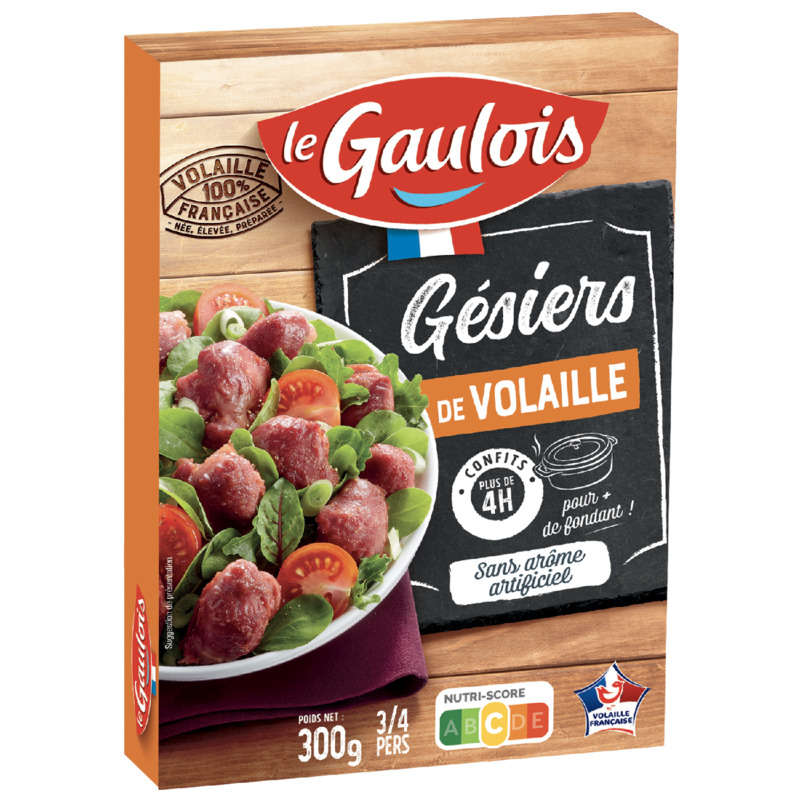 Le Gaulois Gésiers De Volaille Confits 300g