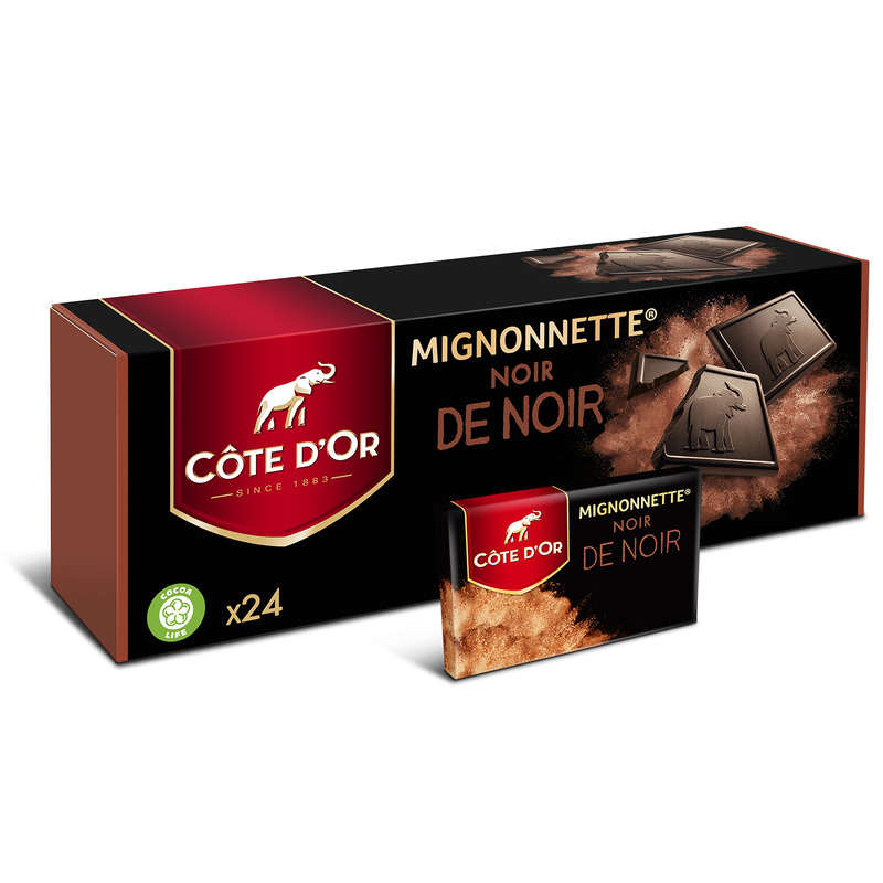 Côte D'or Mignonnettes Tablette Chocolat Noir 24x10g