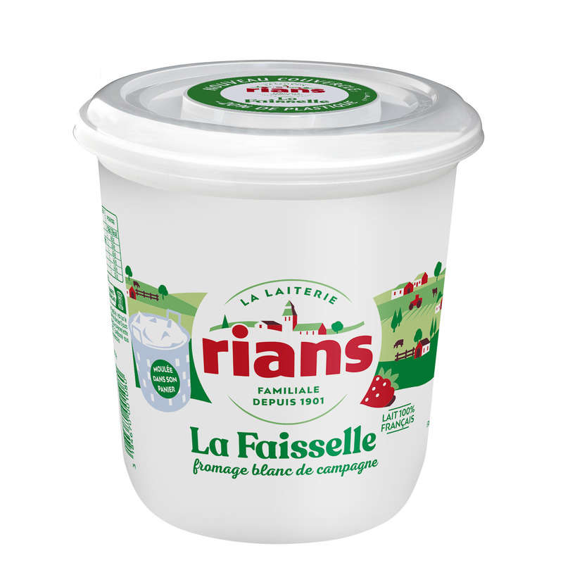 Rians Faisselle Moulée À La Louche 6% M.G. 1kg