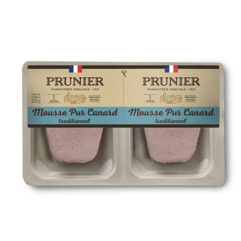 Prunier Mousse Pur Canard Traditionnel 110g