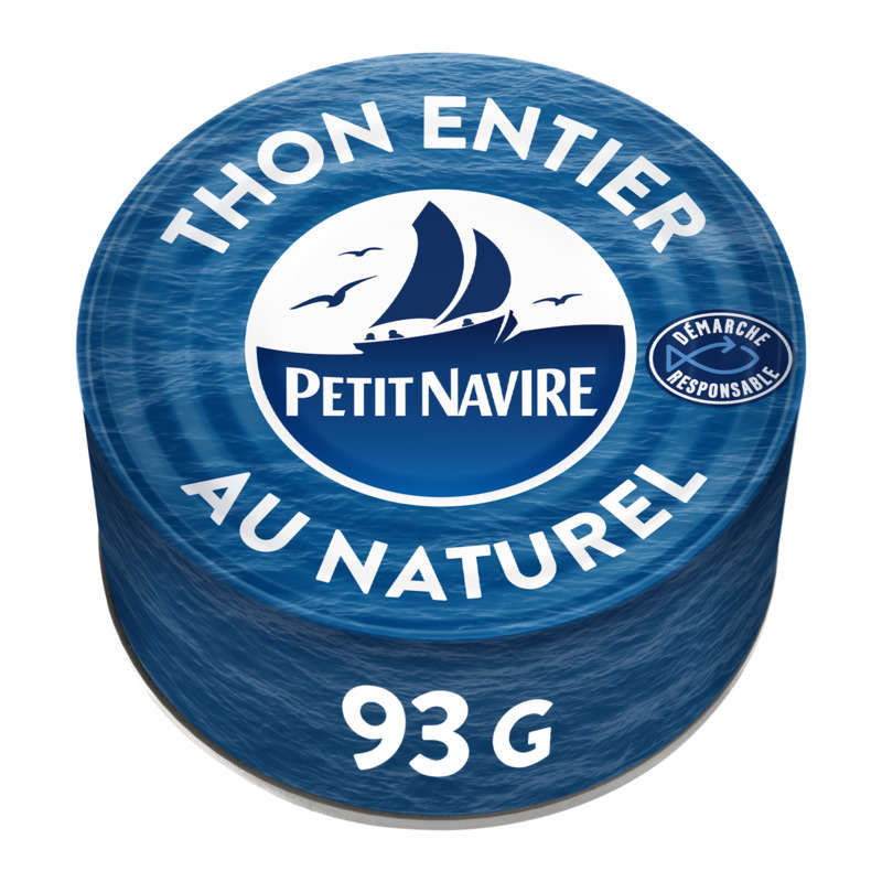 Petit Navire Thon Albacore Entier Au Naturel 93g