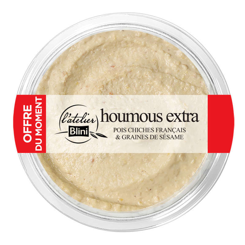 Atelier Blini Houmous 215g Offre du Moment