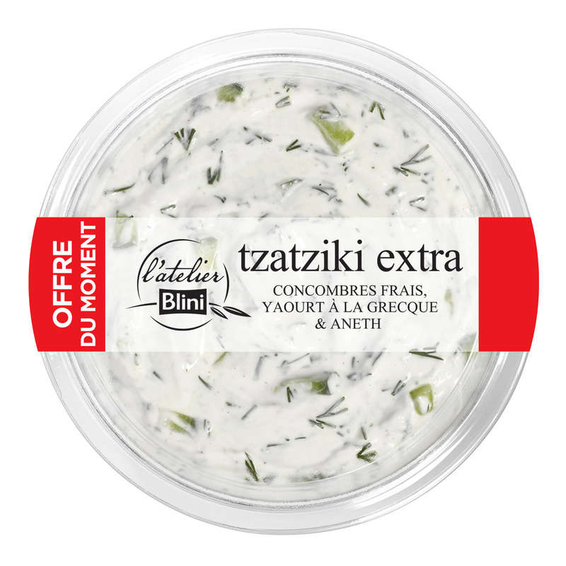 Ateiier Blini Tzatziki 215g Offre du Moment