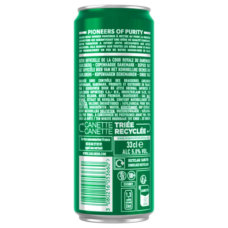 33Cl Carlsberg Bte 5% 33Cl