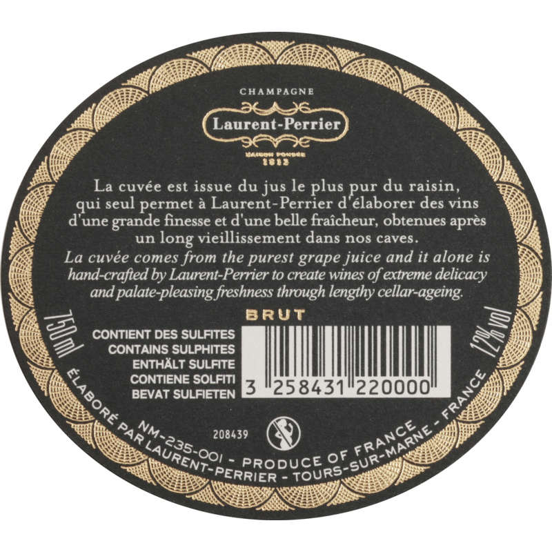 Laurent-Perrier La Cuvée Champagne Brut 75cl