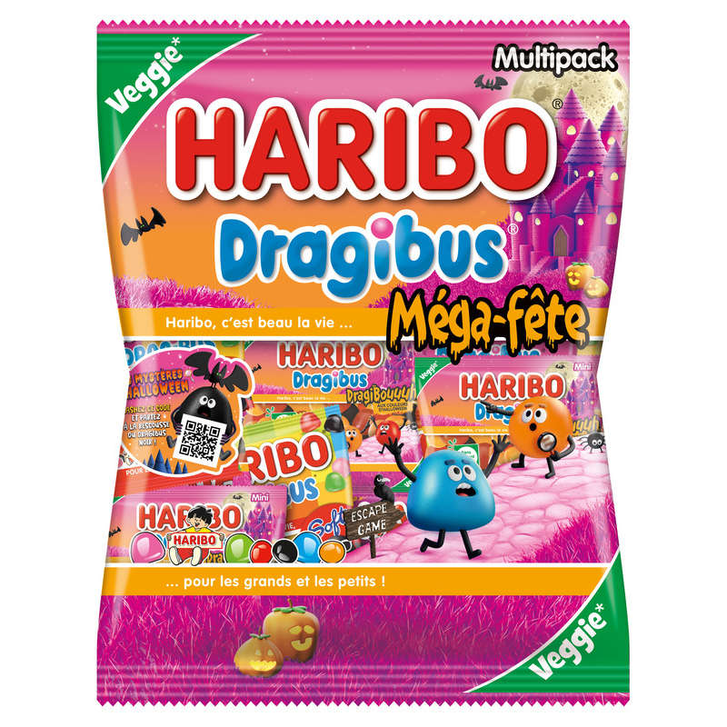 Haribo dragibus méga-fête veggie 800g
