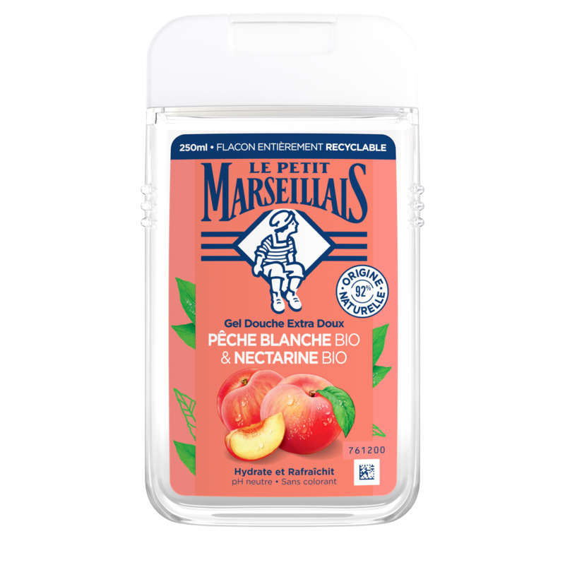 Le Petit Marseillais pêche nectarine bio 250ml