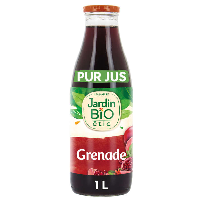 Jardin Bio Jus de grenade bio la bouteille de 1L