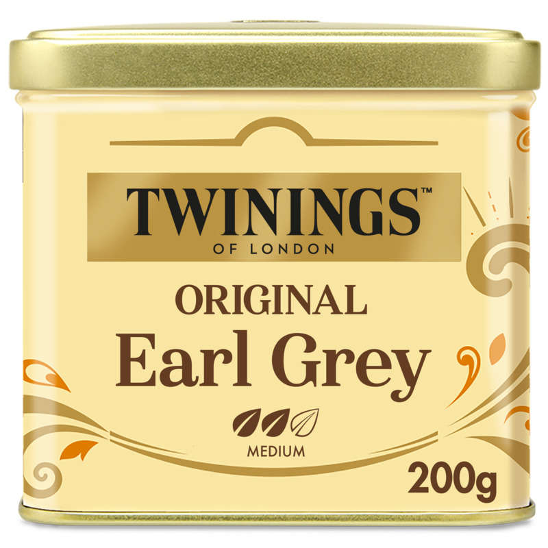 Twinings Thé Original Earl Grey, Aromatisé À La Bergamote 200G