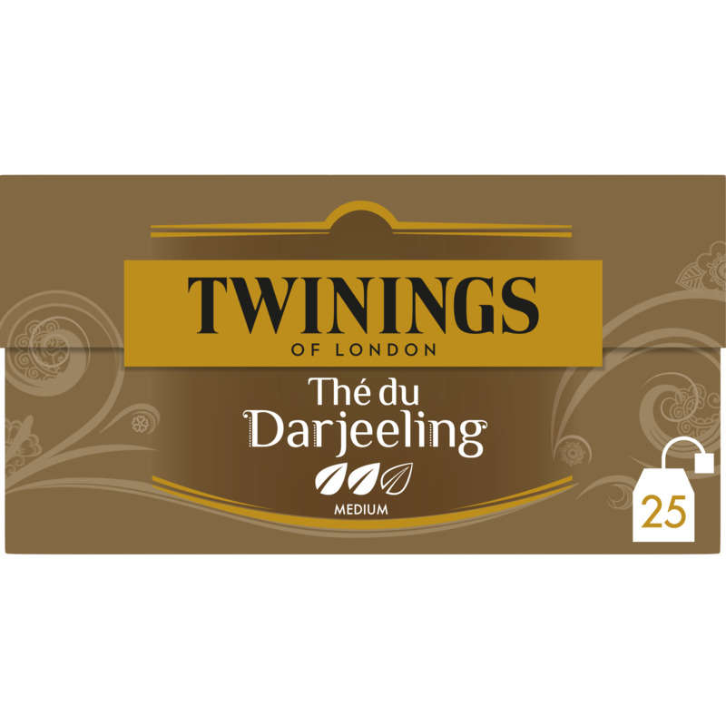 Twinnings Thé Noir Du Darjeeling Fruité & Boisé 25 Sachets - 50g