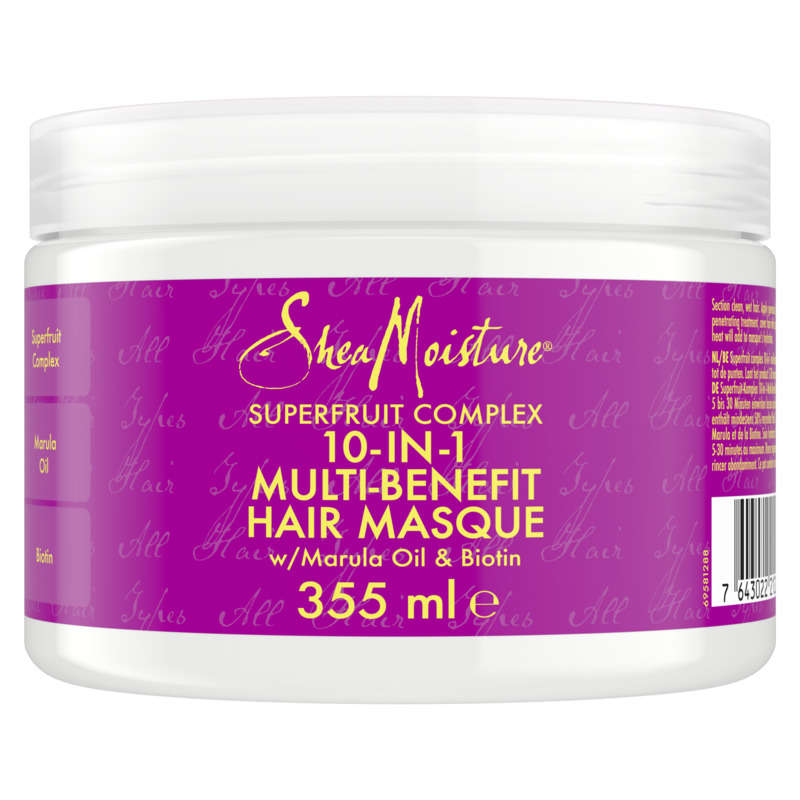 Shea Moisture masque cheveux femme superfruit complex 355ml