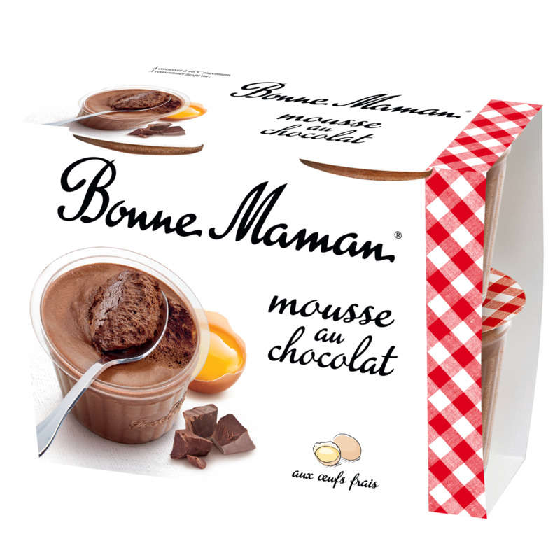 Bonne Maman Mousse au chocolat 4x50g