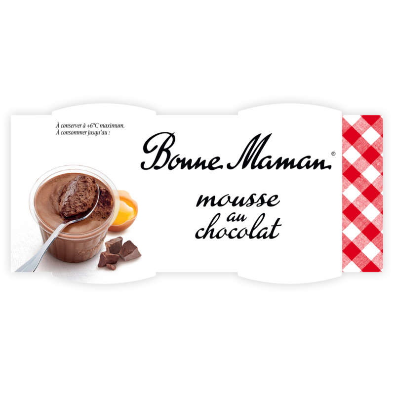 Bonne Maman Mousse au chocolat 4x50g