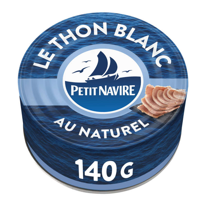 Petit Navire Thon Blanc Au Naturel 140g