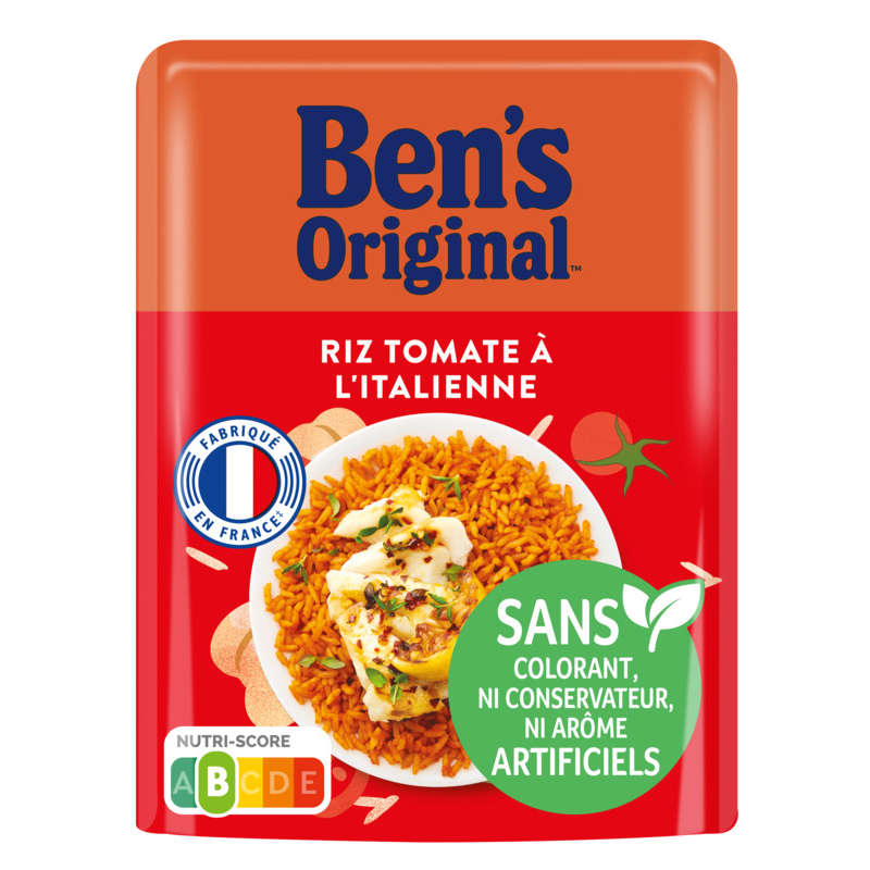 Ben's Original Riz Tomate à l’Italienne Micro-Ondable 220g